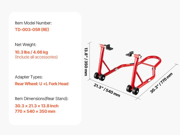Motorcycle Stand Lift 850lbs - View 19 | Henderson Shop