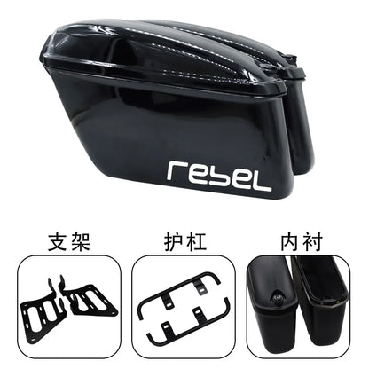 Motorcycle Luggage SaddleBags For Honda CMX1100 Rebel CM1100 2020-2023 Traveling Side Bag 19.5L High-capacity