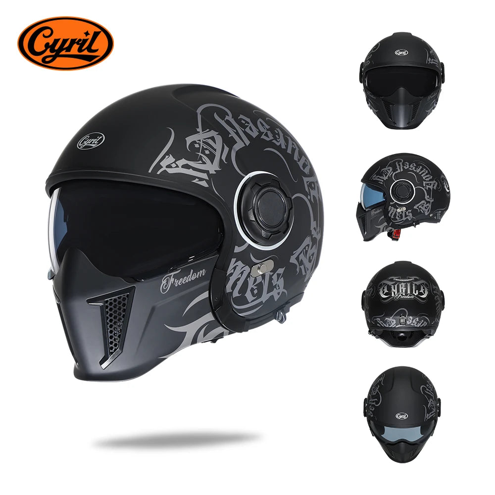 Hendersonshop Full Face Open Face Motorcycle Helmet Motorbike Street Bike Helmets