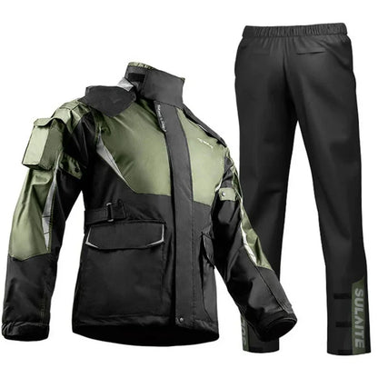 Waterproof motorbike Rain Clothing Reflective Motorcycle Suit Breathable And Comfortable Ultra-thin Raincoat For Biker Cycling
