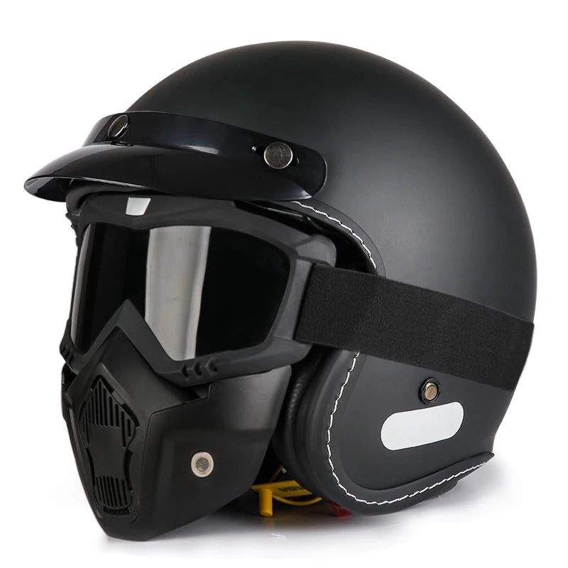 Vintage Half Face Helmet | Breathable - View 11 | Henderson Shop