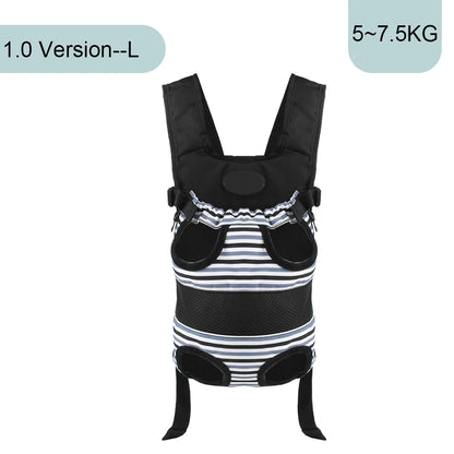 Pet Carry Portable Bag Puppy Adjustable Front Backpack Outdoor Travel Pets Ventilated Saddlebag Universal For Motorcycle Riding