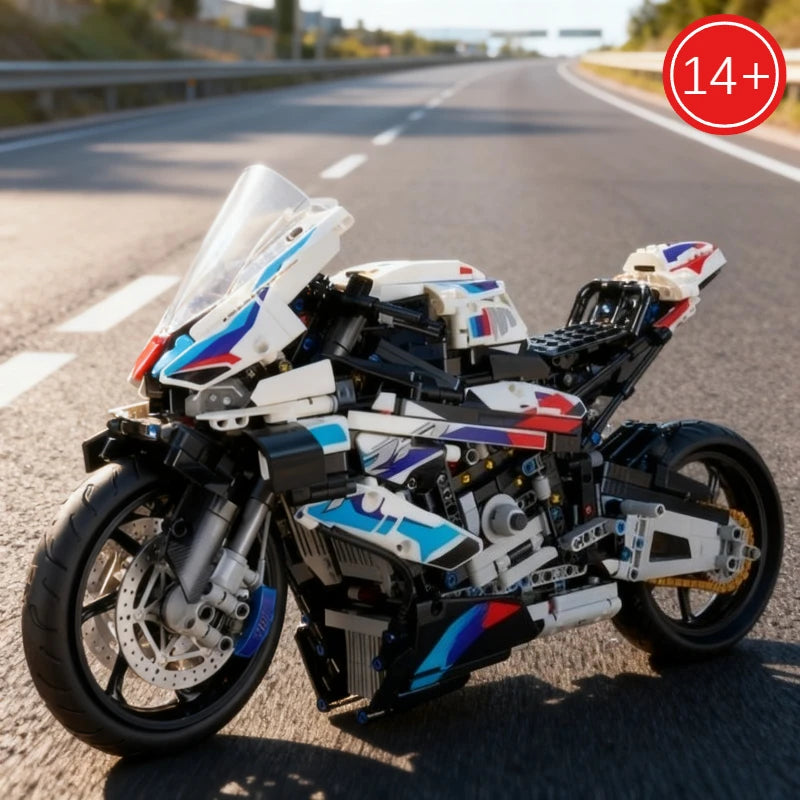 2025 New 1920Pcs 1:5 Motorcycle Building Blocks Toy Set Motorcycle Model Cons... | Henderson Shop