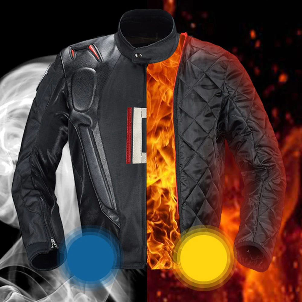 Motorcycle Jacket Winter Cold-proof Motorbike Racing Clothing Moto Motocross ... | Henderson Shop