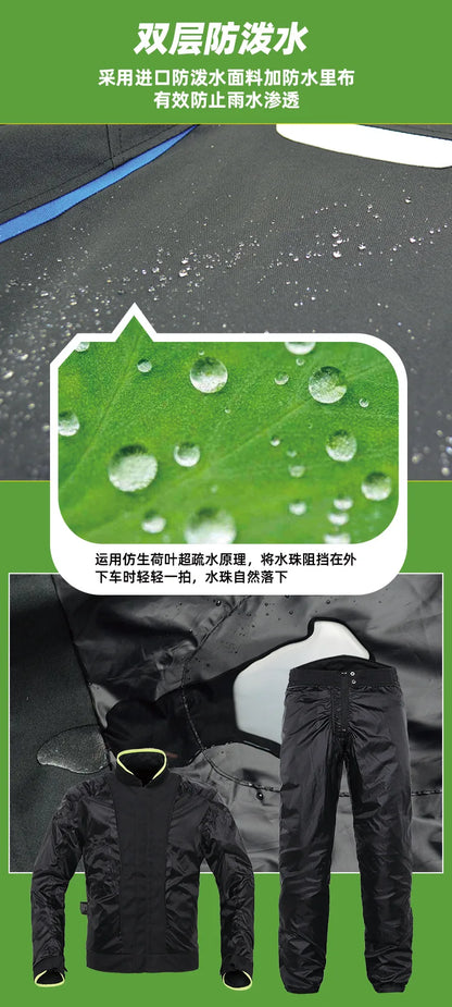 Hendersonshop Men's Biker Jacket Wear-Resistant Motorcycle Jacket Waterproof Motorcyclist Motorcycle Accessories