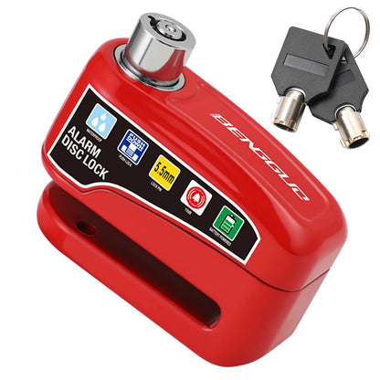 Motorcycle Alarm Disc Lock - accessory detail showing motorcycle disc lock features and details