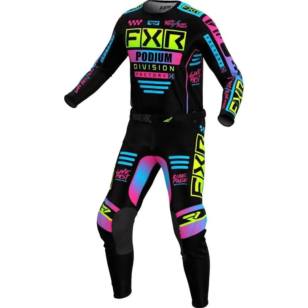 2024 fh MX Gear Top Motocross Dirt Bike Jersey Off Road Motorcycle