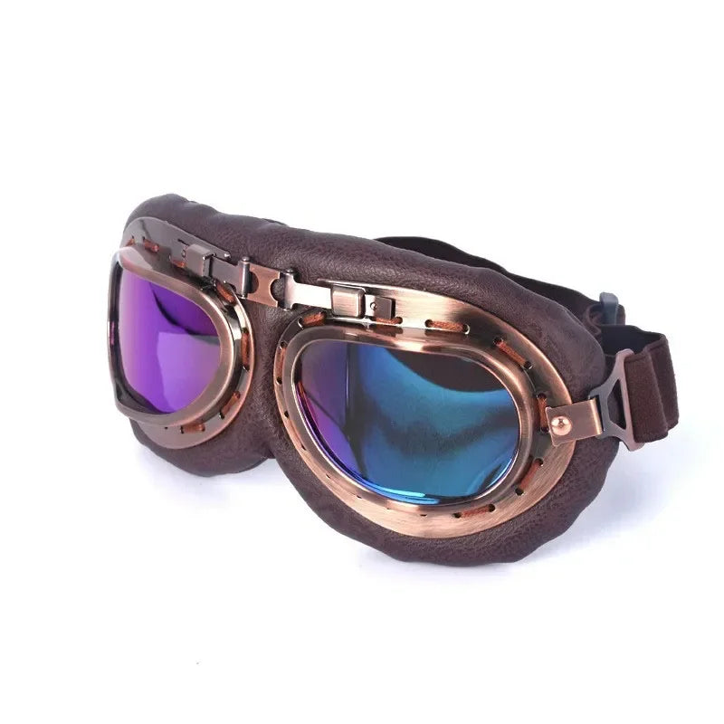 Retro Motorcycle Goggles | Vintage Steampunk Classic | Henderson Shop