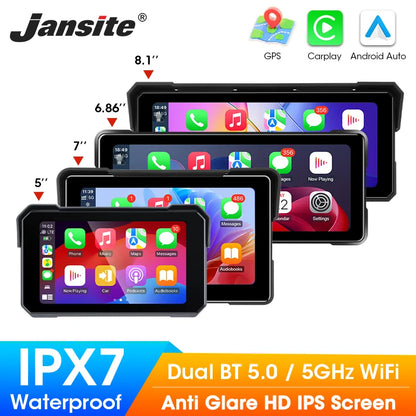 Jansite Motorcycle GPS Navigator | Waterproof & CarPlay | Henderson Shop