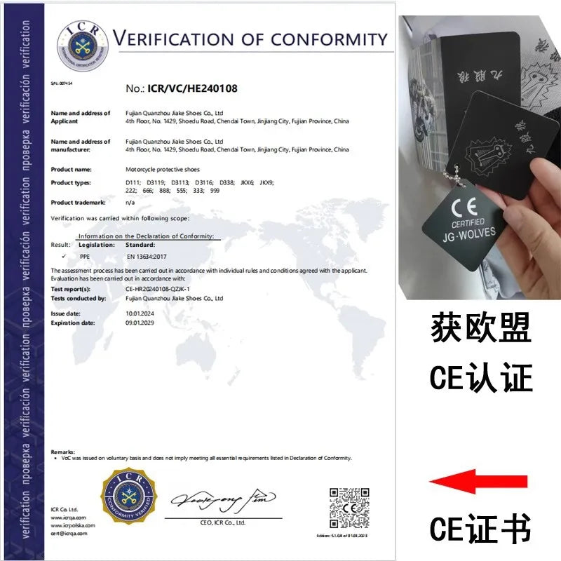 Motorcycle Boot Men Women Riding Mid-Calf Ankle Protective Shoes Moto Motorbike Equipment Racing Long Motorcycle Boots Men