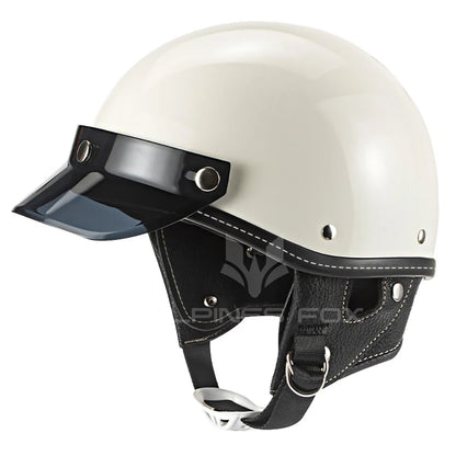 Vintage Half Face Helmet | DOT Certified & Half Face - View 18 | Henderson Shop