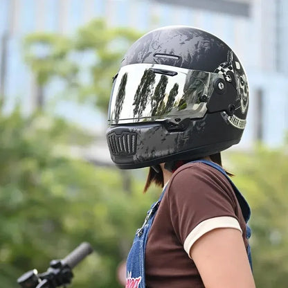 Harley Vintage Half Face Helmet | DOT Certified - View 3 | Henderson Shop