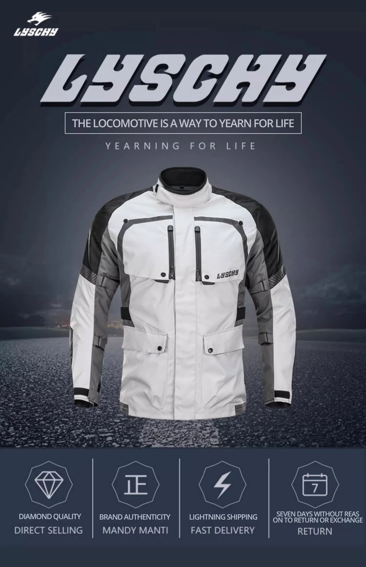 Motorcycle Jacket Pants Suit Waterproof Men Motorbike Riding Moto Jacket Prot... | Henderson Shop