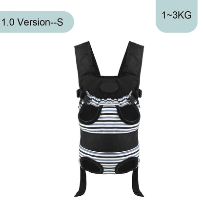 Pet Carry Portable Bag Puppy Adjustable Front Backpack Outdoor Travel Pets Ventilated Saddlebag Universal For Motorcycle Riding