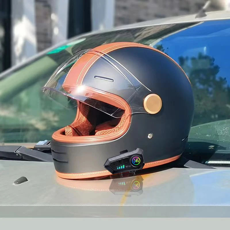 Full Face Motorcycle Helmet | DOT Certified & Bluetooth - View 14 | Henderson Shop