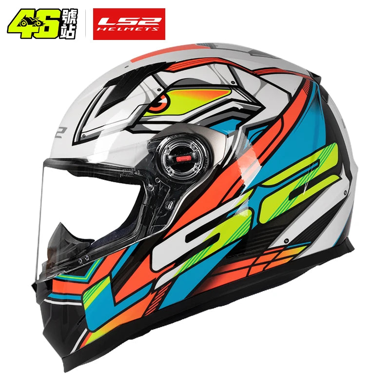 Helmets - LS2 Full Face Capacete Masculino ls2 FF358 Motocross Racing Man