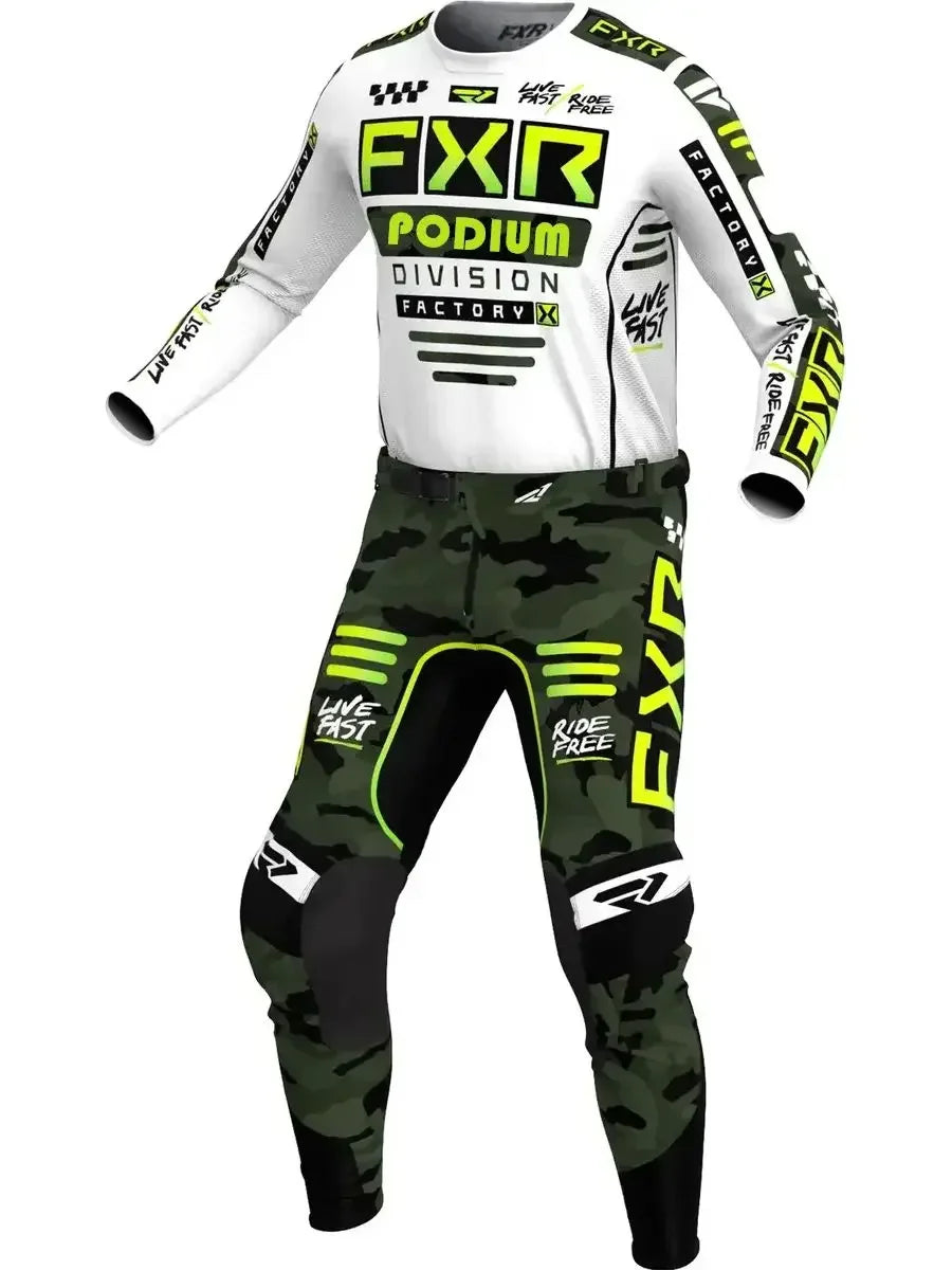 2024 fh MX Gear Top Motocross Dirt Bike Jersey Off Road Motorcycle