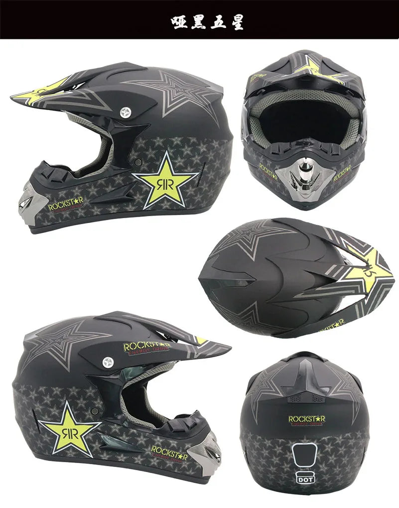 Helmets - 2019 New Flip Up Motorcycle Helmet Children motocross Off Road