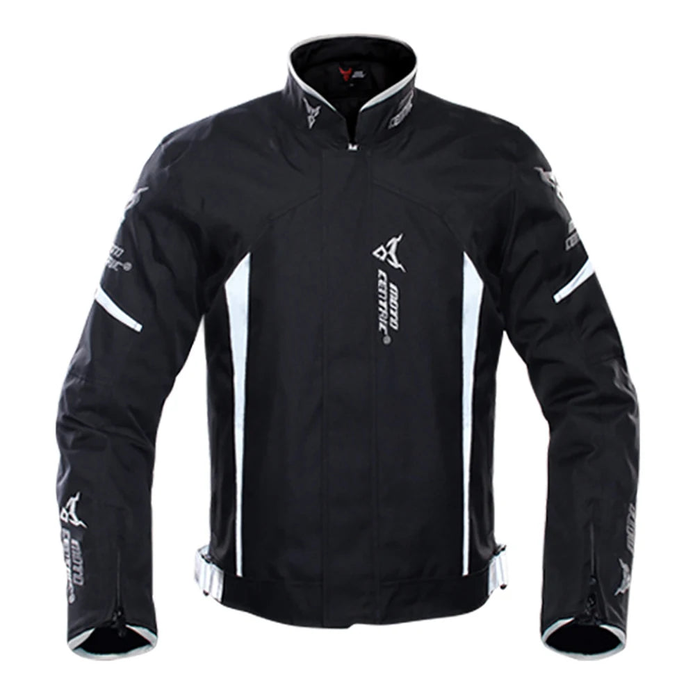 Hendersonshop Men's Biker Jacket Wear-Resistant Motorcycle Jacket Waterproof Motorcyclist Motorcycle Accessories