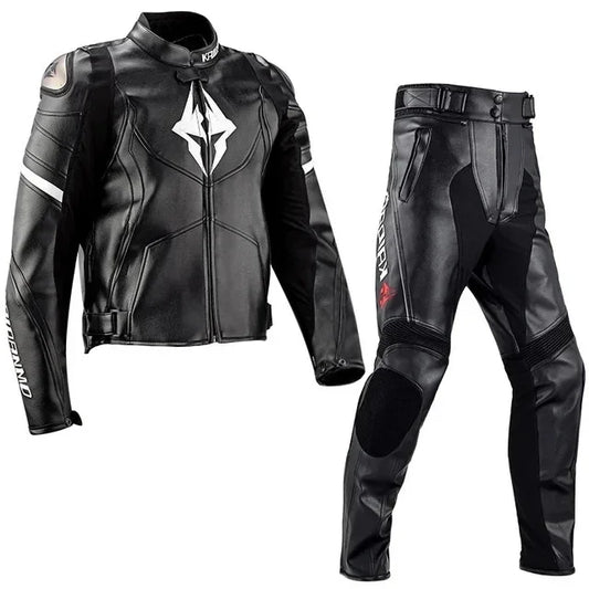 Hendersonshop Motorcycle Jacket Male Waterproof Winter Warm Racing Suit Motorcycle Female