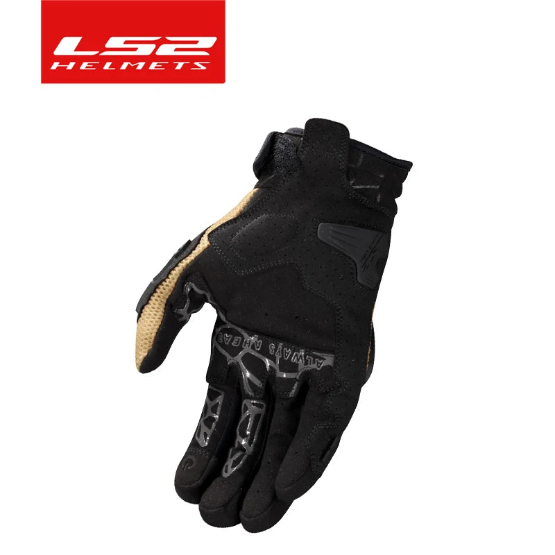 Hendersonshop LS2 motorcycle MG035 endurance gloves, breathable motorcycle protection, anti fall