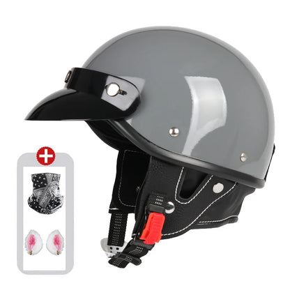 Vintage Half Face Helmet | Bluetooth - View 16 | Henderson Shop