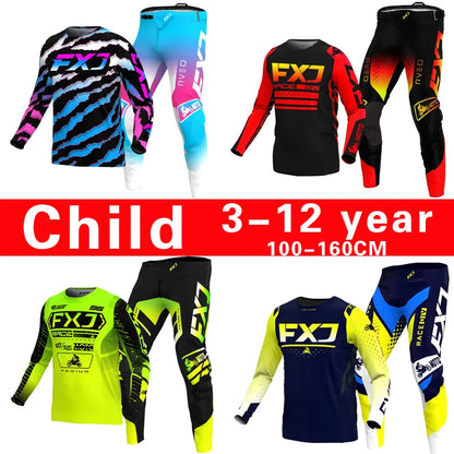 motocross child set MX Jersey and Pants kids children Set Dirt Bike MTB DH UT... | Henderson Shop
