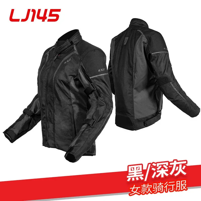 Hendersonshop LS2 Original Motorcycle Jacket Pants Riding Clothing Set Windproof Warm