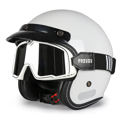 Vintage Half Face Helmet | Breathable - View 12 | Henderson Shop