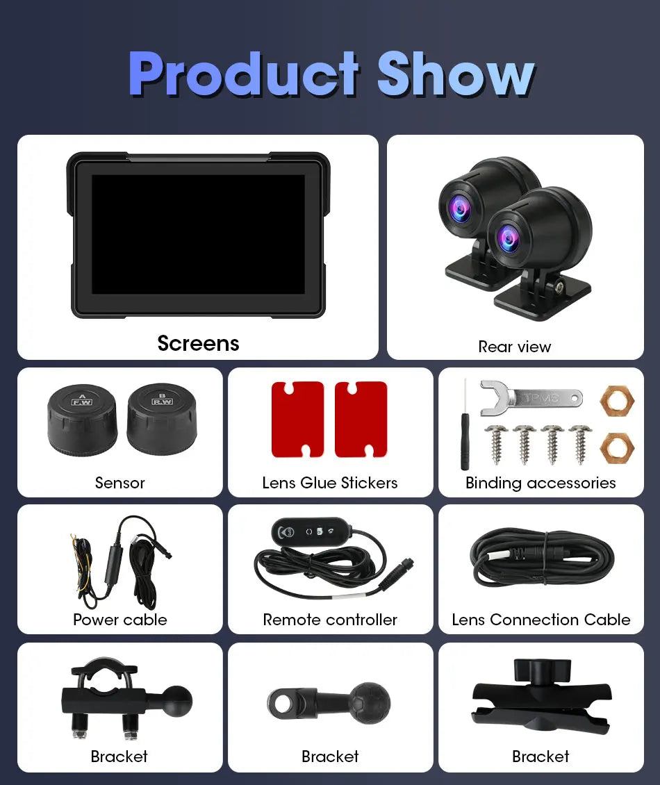 7" Motorcycle GPS Navigator | CarPlay & Android Auto - View 34 | Henderson Shop