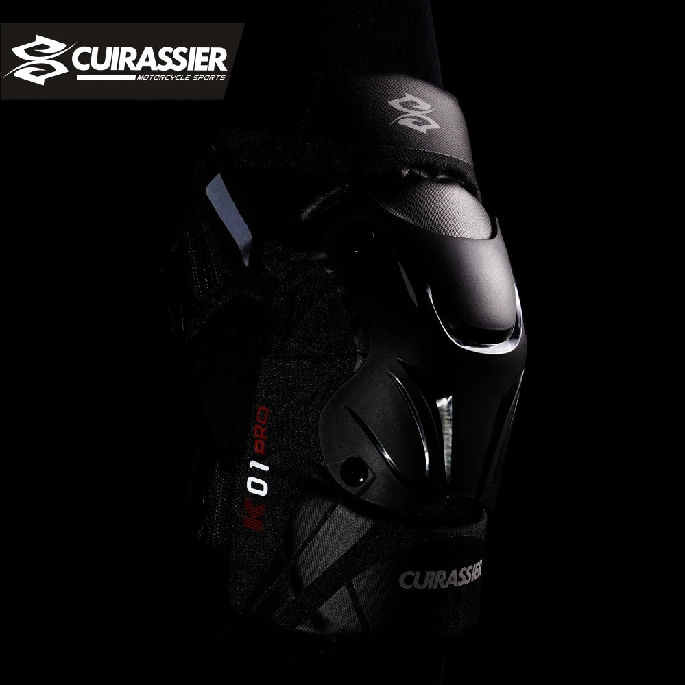 Cuirassier Motorcycle Knee Guards | Reflective - View 6 | Henderson Shop