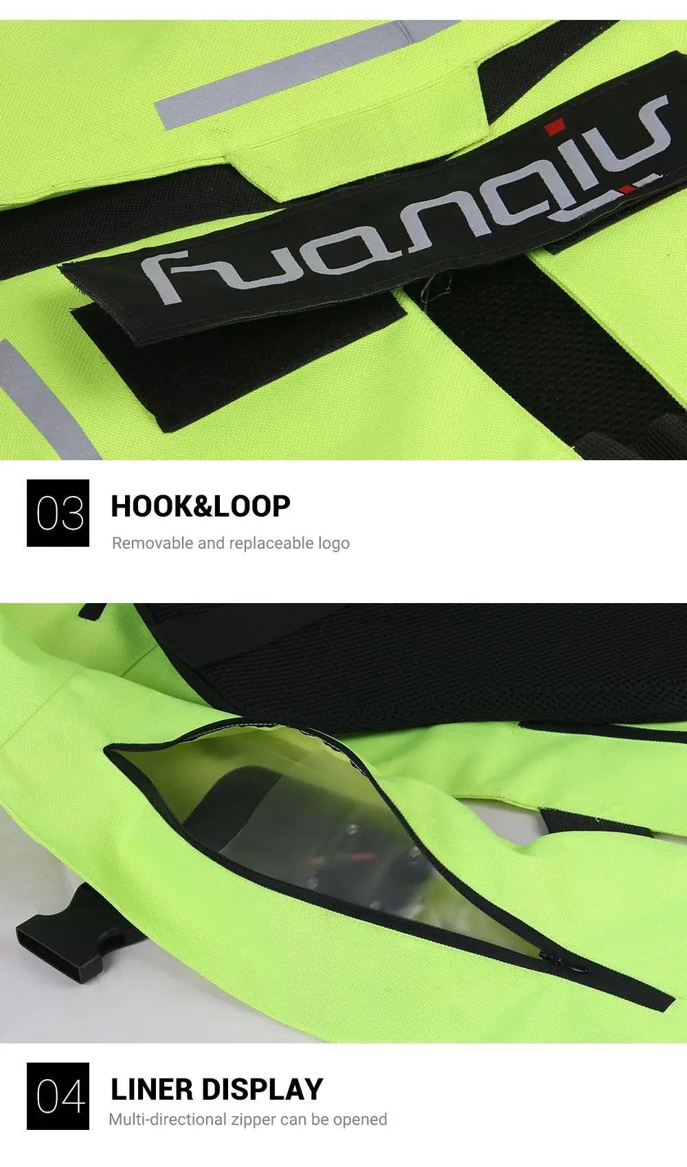 Motorcycle Riding Jacket | Reflective - View 20 | Henderson Shop