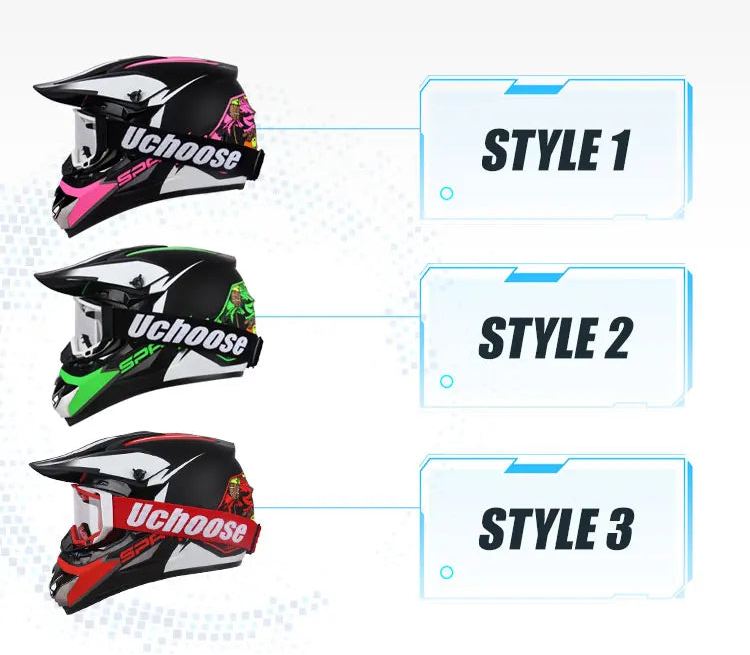 Uchoose Motorcycle Helmet - View 11 | Henderson Shop