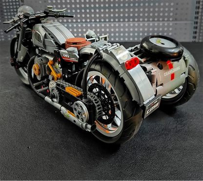HUIQIBAO 808PCS MOC Technial Motorbike Building Model Blocks City Moto Racer ... | Henderson Shop