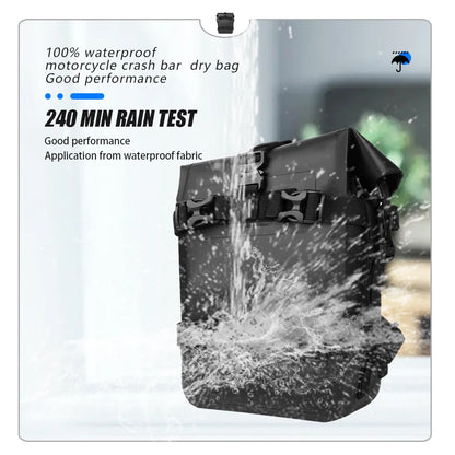 For BMW R1200GS R1250GS ADV For HONDA NC750X CB500X Motorcycle Frame Crash Bars Waterproof Bag Bumper Repair Tool Placement Bag