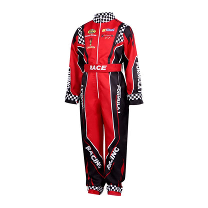 Boy Racer Cosplay Costume Red Classic One-Piece Training Racing
