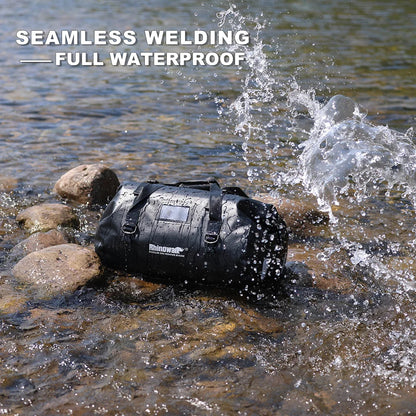 Rhinowalk Tail Bag 45L - alternate view showing motorcycle tail bag features and details