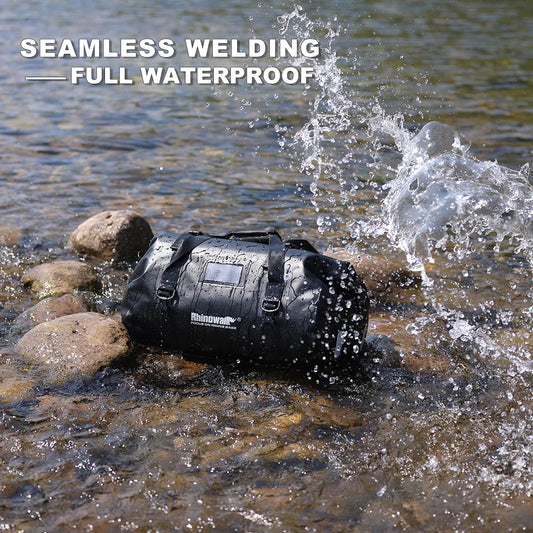 Rhinowalk Tail Bag 45L - alternate view showing motorcycle tail bag features and details