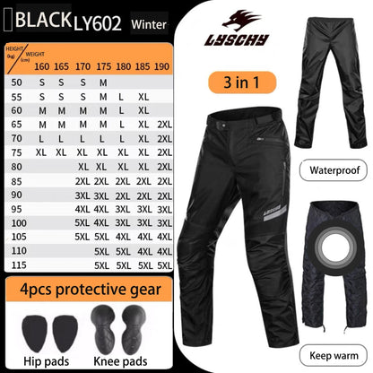 Motorcycle Jacket Pants Suit Waterproof Men Motorbike Riding Moto Jacket Prot... | Henderson Shop