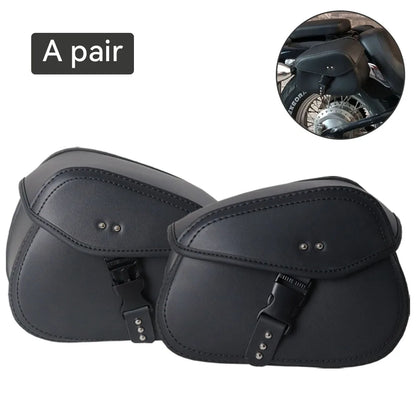 Universal Motorcycle Saddlebags Side Tool Pouch Luggage Storage Bags Saddle Bags For Honda Yamaha Suzuki Harley 883 Backseat Bag