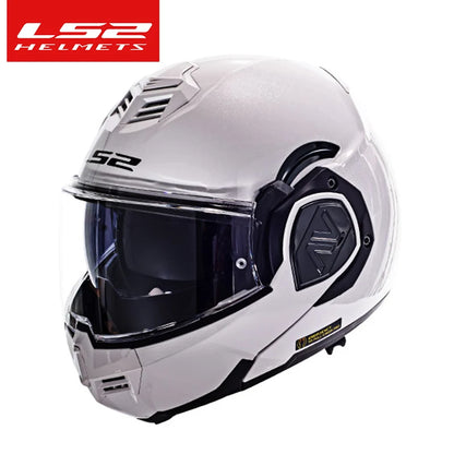 Hendersonshop LS2 FF906 Advant Flip Up Face Helmets ECE Motorcycle Modular