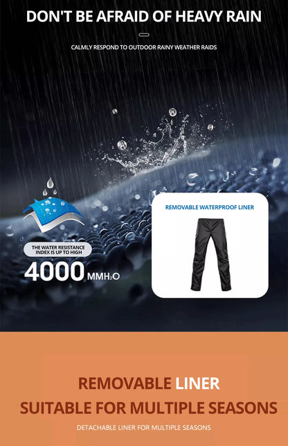 Motorcycle Jacket Pants Suit Waterproof Men Motorbike Riding Moto Jacket Prot... | Henderson Shop