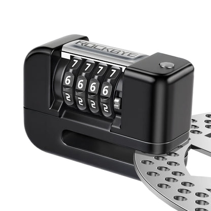 Disc Brake Code Lock - accessory detail showing motorcycle disc lock features and details