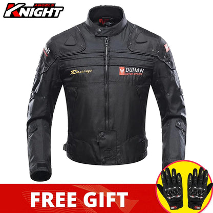 Hendersonshop DUHAN Motorcycle Jacket Pants Suit Waterproof Racing Jacket Protective Motocross