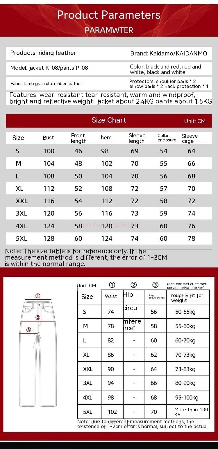 Hendersonshop Motorcycle Jacket Male Waterproof Winter Warm Racing Suit Motorcycle Female