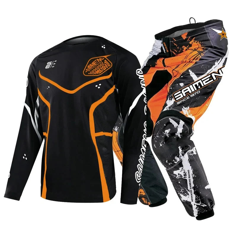 children's enduro motocross gear set mx jersey pants motorcycle kits mtb Off ... | Henderson Shop
