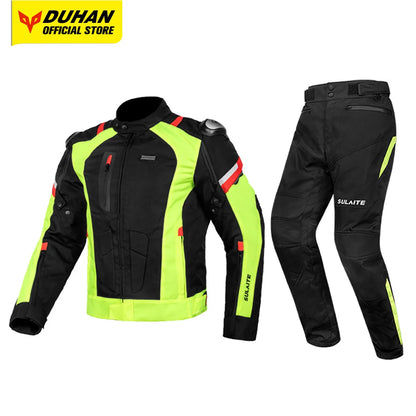 Helmets - Waterproof Men Motorcycle Jackets Windproof Motorcycle Rally Clothes Detachable Warm