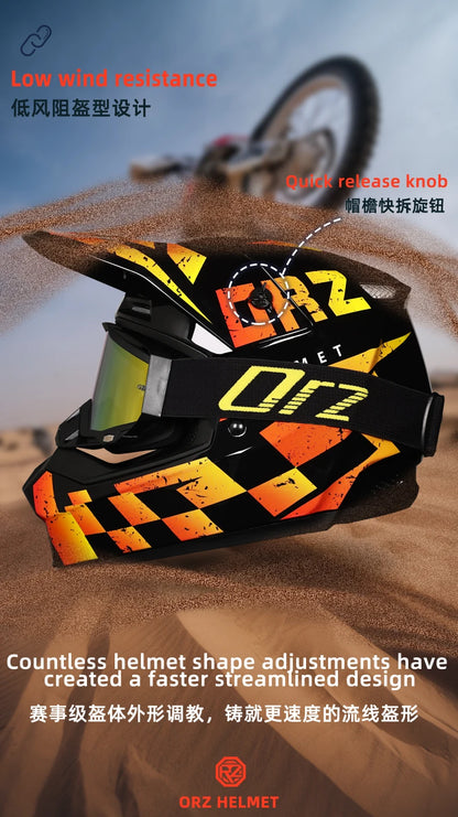 Motorcycle Helmet Professional Motocross Off Road Helm Children Off-road Casque Capacete De Motocicleta
