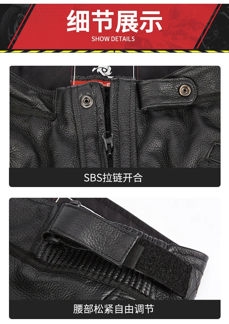 Motorcycle Riding Pants | Waterproof & Leather - View 23 | Henderson Shop