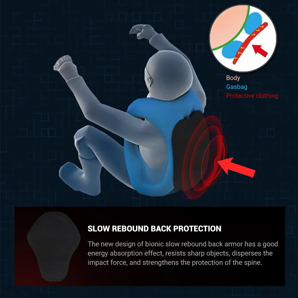 Motorcycle Airbag Safety Vest | CO2 Anti-Crash Protection | Henderson Shop